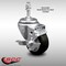 Service Caster 3.5 Inch SS Black Polyurethane Swivel 10mm Threaded Stem Caster with Brake SCC-SSTS20S3514-PPUB-BLK-TLB-M1015 - alternate 2